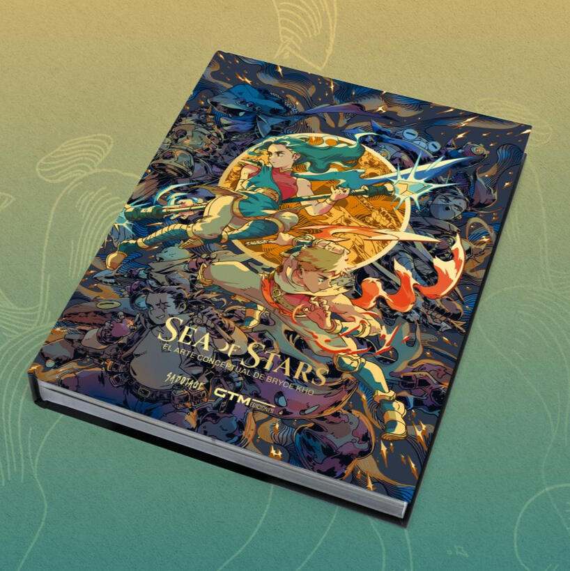 Book cover: Sea of Stars: El arte conceptual de Bryce Kho